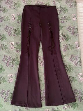 Sirens Vintage Y2K 90s Brown Lace Up Trouser Pants 🤎